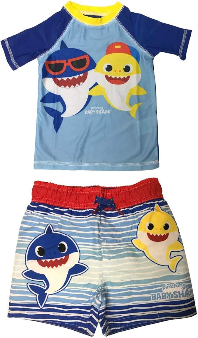 baby shark rash guard
