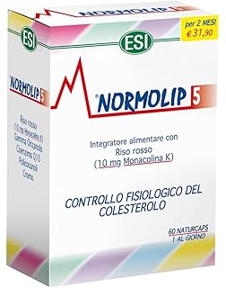 ESI Normolip 5 Cholesterol Formula - Pack of 60 Capsules