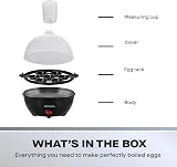 Daewoo Essentials Egg Boiler 7 Egg Capacity Soft Medium Hard Indicator view 5