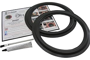 SIMPLY SPEAKERS Standard 12 Inch Foam Speaker Repair Kit FSK-12A (Pair)