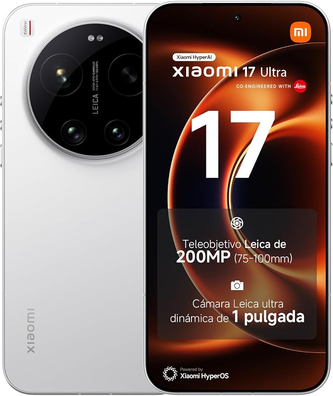 17 Ultra Smartphone 16+512GB Objetiva Leica Telefoto Branca de 200 MP