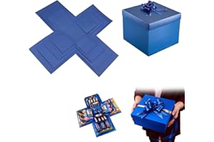 5-Layer Explosion Gift Box DIY Surprise Box, Large Creative Gift Box with Ribbons for Birthdays Anniversaries Weddings Propos