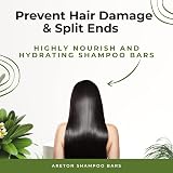 Areton Natural Solid Shampoo Bar with Conditioner Dry Hair Split Ends SLS Free view 3