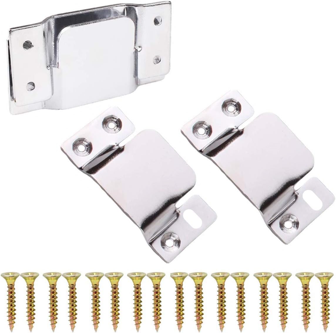 Soporte de montaje empotrado de acero inoxidable con enganche de