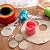 Flyesto Set of 7 Round Cookie Cutter Sporting Shape Biscuit Cutters Mold Nylon BPA Free Multi-colored Double-Sided Biscuit Cutters in Different Size, Great For Kids