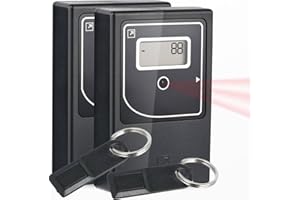 SMARTCOOUNTER Smart Counter Retail People Counter - Infrared & Wireless, Battery Operated, with 2 Reset Protection Keys, Easy to Install, Black