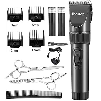 Hair Clippers Ibeston Quiet Cordless Hair Clippers Set Electric