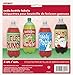 Unique Jolly Christmas Bottle Labels-2 Liters | Assorted Designs | 4 Pcs, 4 ct, Multicolor