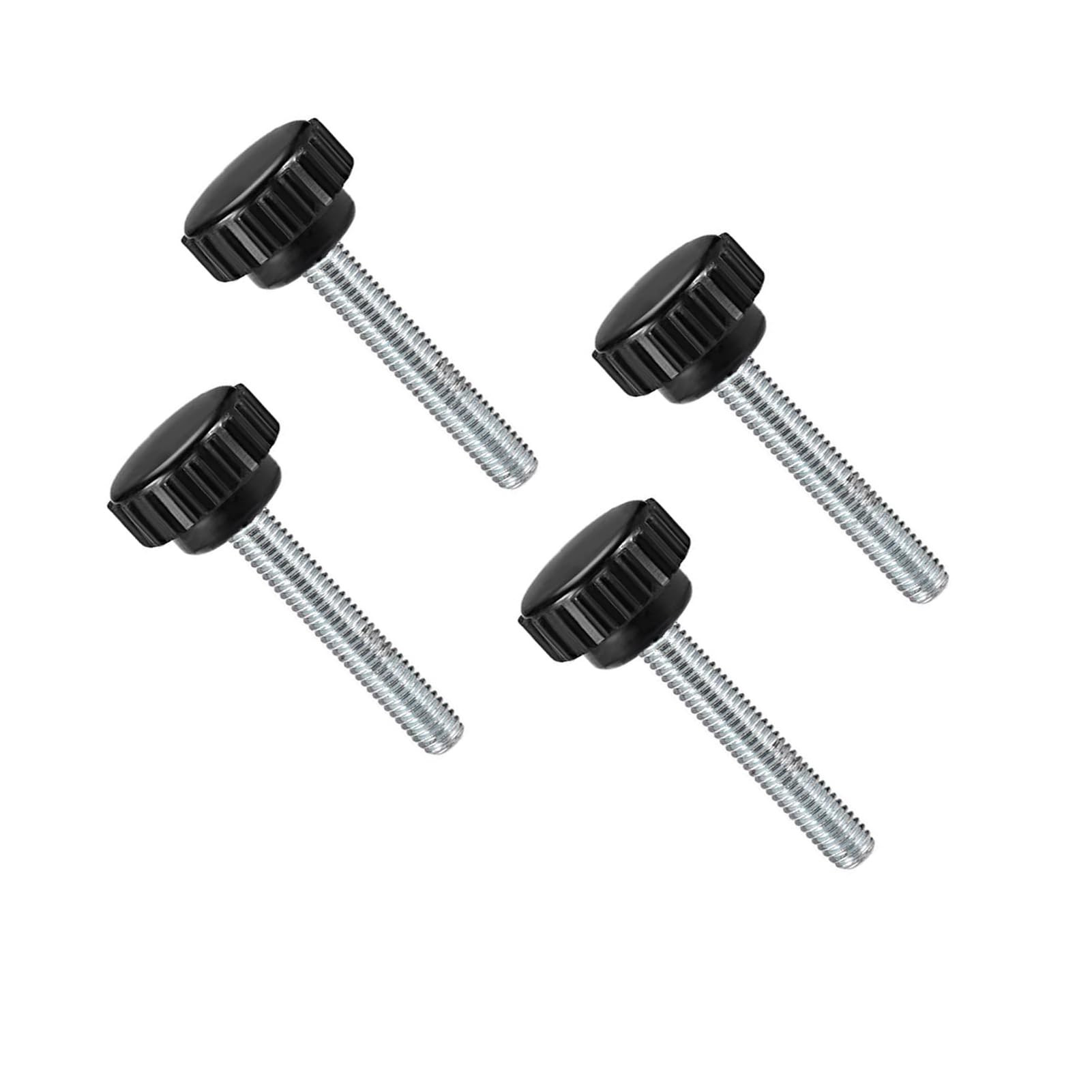 MACHSWON Knurled Clamping Knobs Grip Thumb Screw on Type for Saw, Drill Press, Lathe and Routing jigs Male Thread Knurled Clamping Knobs M6 x 40mm ​4pcs — image 1