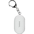 SABRE 2-in-1 Personal Alarm with LED Light, 130dB Personal Safety Siren, Snap Hook for Instant Access, 1,250 Foot (381 Meters) Range, Compact Design for Easy Attachment to Purse, Bag, or Keys