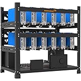 AAAwave 12GPU Open Frame Mining Rig Frame Chassis for Cryptocurrency ETH Zcoin