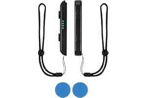 2 Packs Wrist Strap for Switch, Replacement Accessories with Joystick Cap Wrist Controller Adjustable Elastic Controller Wris