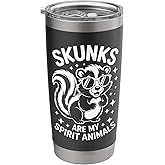 Skunks Spirit Animals Funny Skunk Stainless Steel Insulated Tumbler