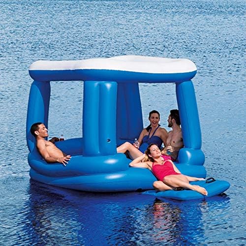 inflable castillo piscina flotador