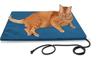 ROLIMATE Pet Heating Pad for Dog Cat, 100% Waterproof Outdoor Cat Heating Pad, Multi-Sizes Outside Electric Heated Dog Bed Mat Blanket Puppy Senior Dog House Heater for Whelping Box