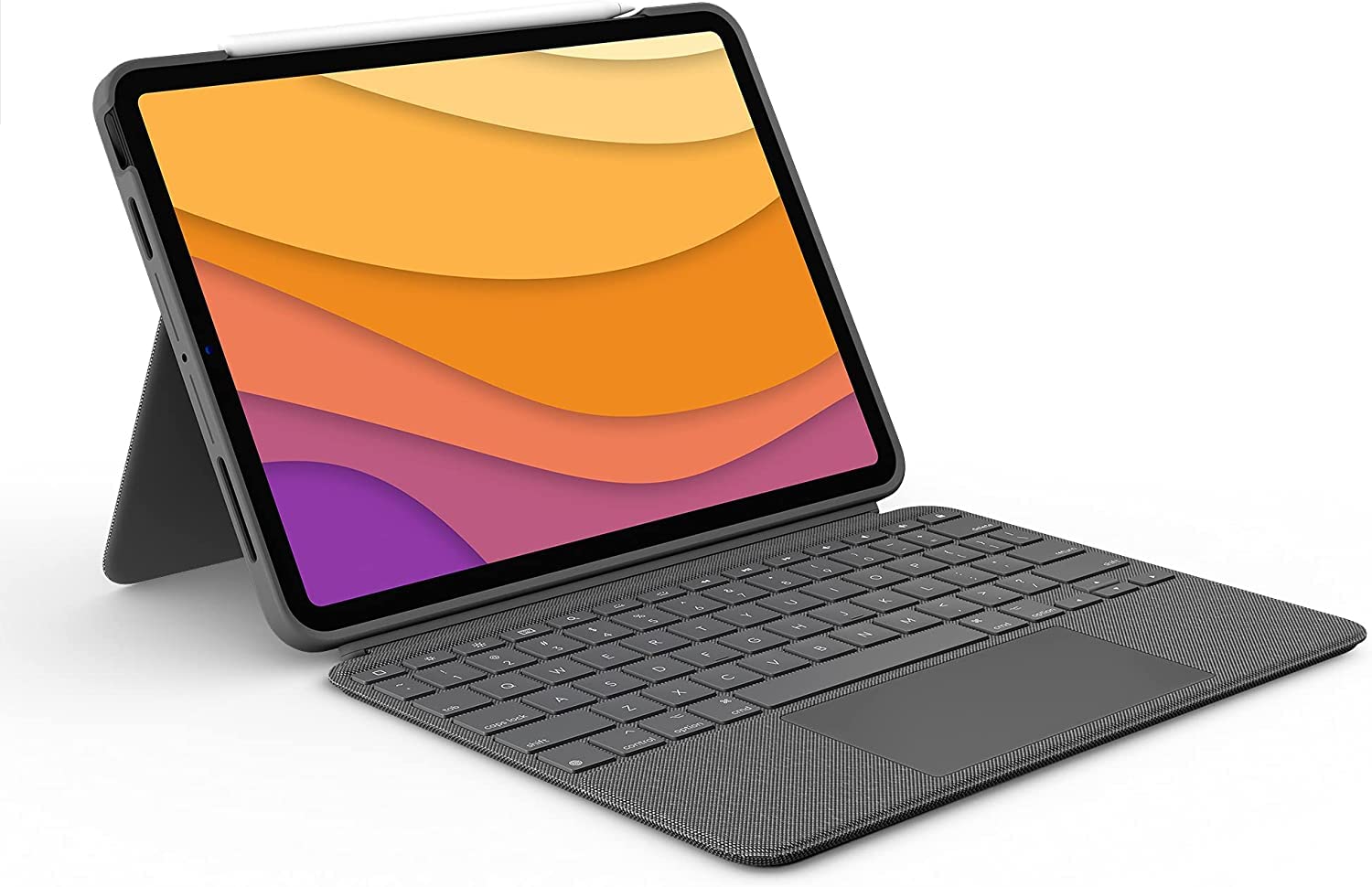 Logitech Combo Touch iPad Air (4th, 5th gen - 2020, 2022) Keyboard Case - Oxford Grey (Renewed)