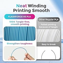 FLASHFORGE Rapid PLA Filament 1.75mm, High Flow