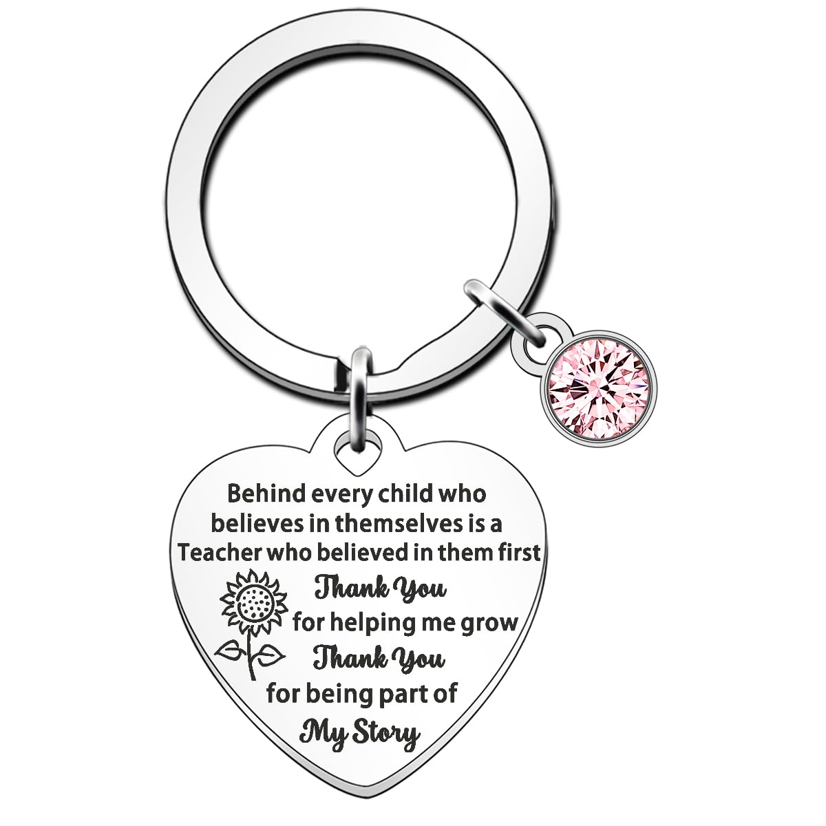 FMCC Teacher Gifts -Thank You Teacher Gifts for Women Men Nursery Teacher Gifts Keyring (Behind Every Child)