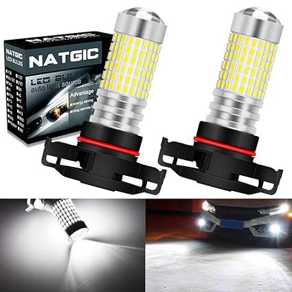 NATGIC H16 5202 Bombillas de luz antiniebla LED Xenon blanco ...