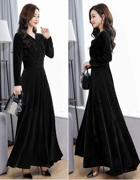 amazon uk velvet dresses