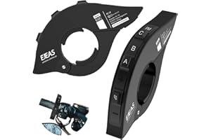 EJEAS EUC Remote Control for Motorcycle Helmet Bluetooth Intercom with Bluetooth 5.1 and IP65 Waterproof, Easy to Install on Motorcycle Handlebar and Suitable for V6PRO/V4 Plus/Q2/Q7/Q8/E1+