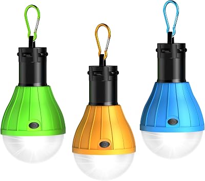Winzwon Camping Lights Emergency LED Lanterns Pack of 3 Waterproof