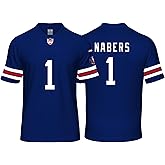 Custom Mens/Youth Football Stitched T-Shirt for Sports Fan No Brand/Logos