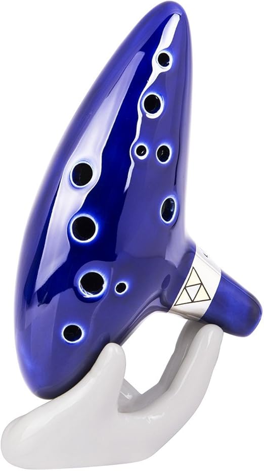 Winglife azul 12 agujeros Ocarina de cerámica Alto C Legend of Zelda