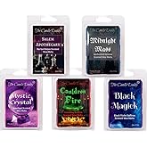 The Candle Daddy Salem Book of Smells Halloween 5 Pack - 5 Amazing Witchy Wax Melts - 30 Total Cubes - 10 Total Ounces