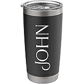 John Personalized Name Travel Mug Stainless Steel Insulated Tumbler