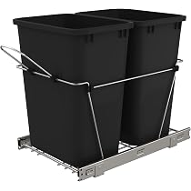 Amazon.com: Rev-A-Shelf Double Pullout Trash Can for Kitchen ...