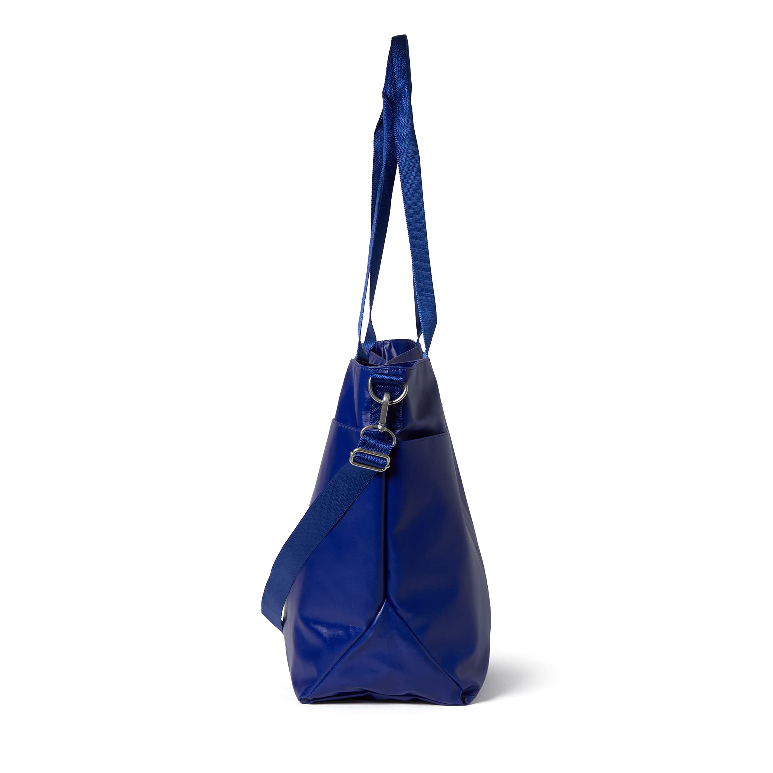 Condition photo showing New/Like New for baggallini laminated carryall tote - waterproof beach bag for women - travel tote bags with scratch