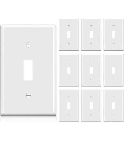 ENERLITES Plaque Murale D'interrupteur à Bascule