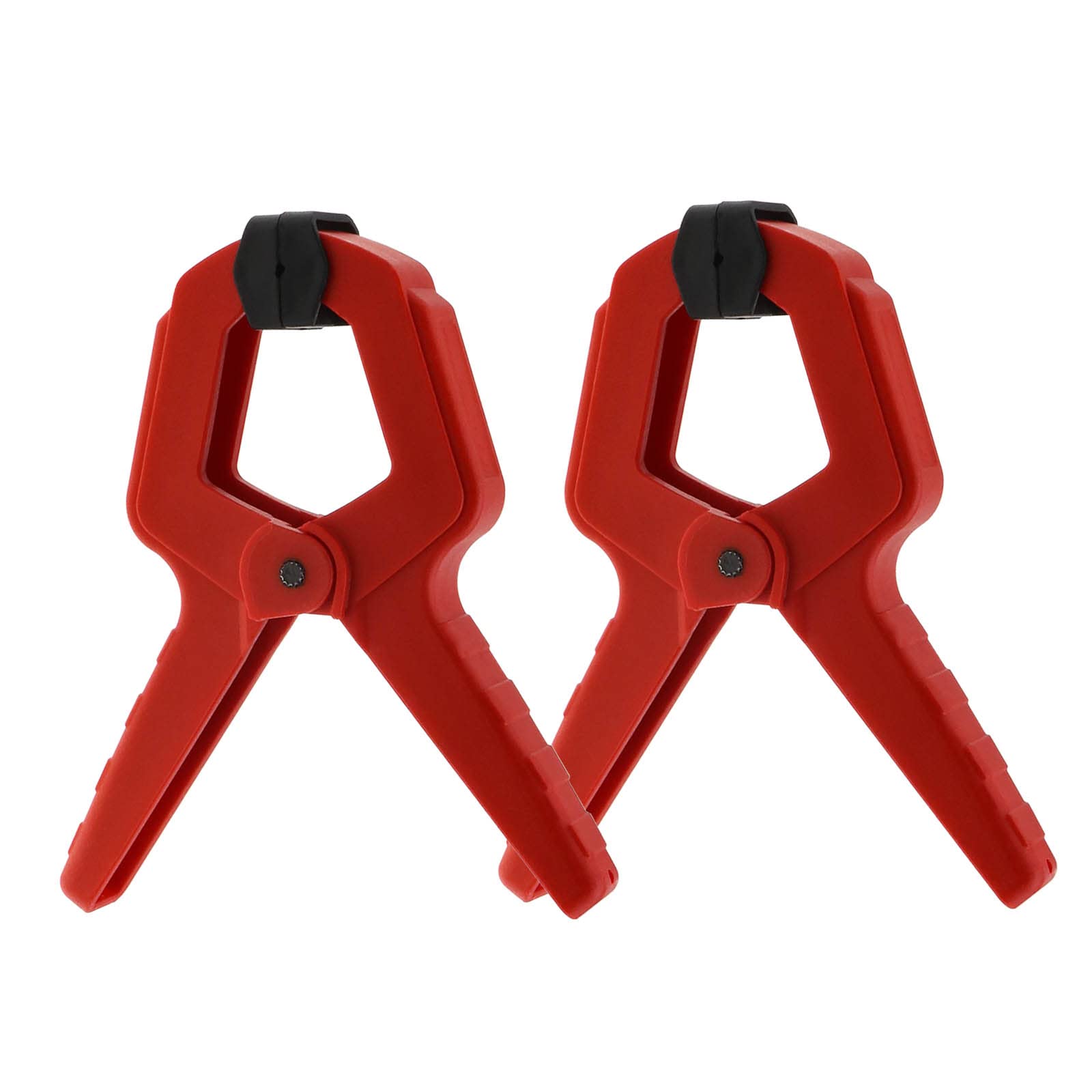 eMagTech 2PCS Spring Clamps Strong Clamping Force Heavy Duty Non-Slip Plastic Grip Clamps Spring Clips for Woodworking Home Decoration Photography Modeling DIY Work