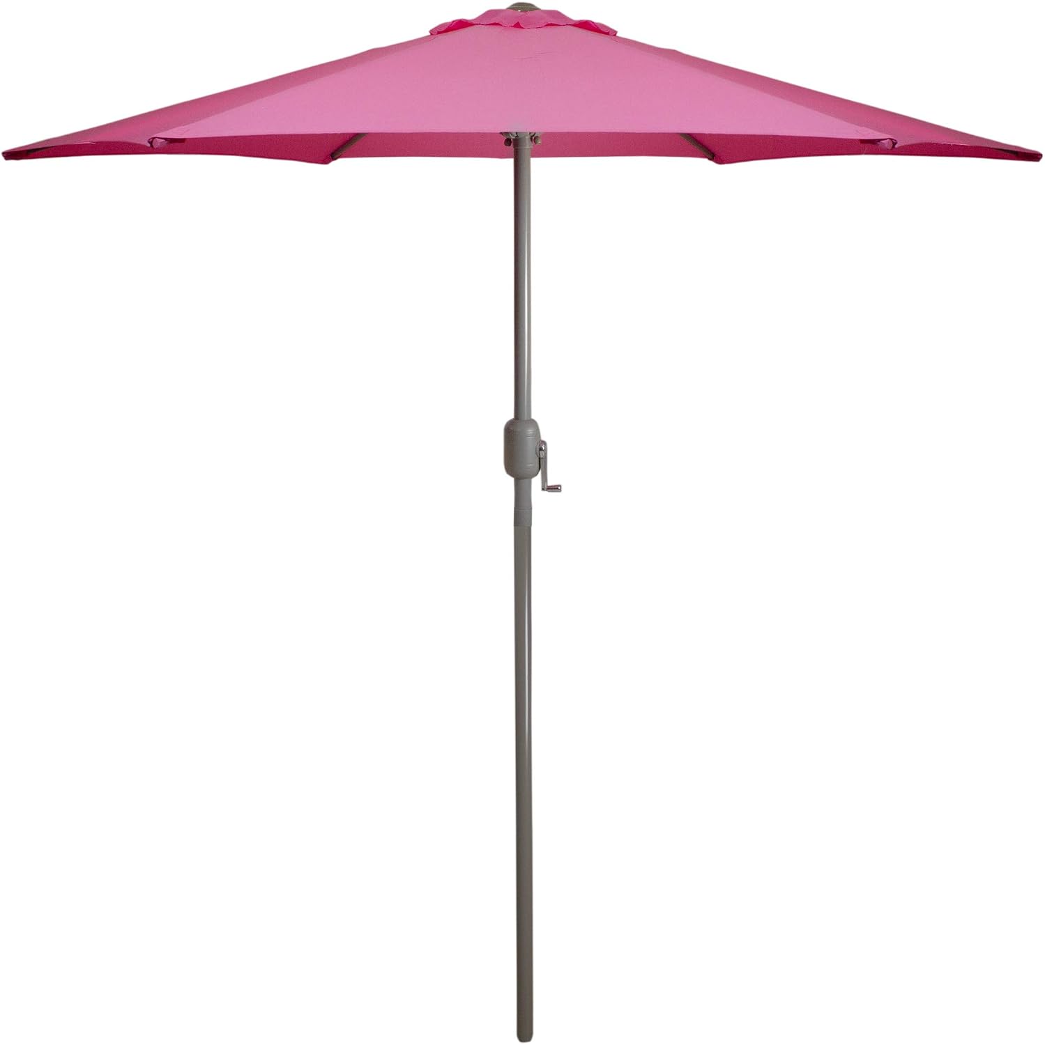 Amazon Com Northlight 7 5ft Outdoor Patio Market Umbrella With Hand Crank Pink Garden Outdoor