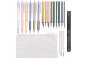 Fortunemee Craft Exacto Knife Craft Cutting Tool Paper Cutter Knife Pen Retractable Hobby Knife Blade Art Utility Precision Paper Cutting Carving Tool w/ Pocket Clip for DIY Drawing Scrapbooking Tools