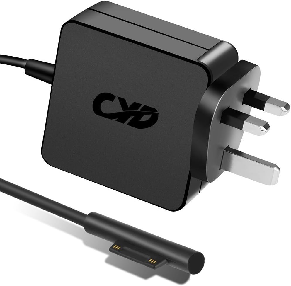 CYD 36W PowerFast Supply Replacement for Laptop-Charger Microsoft Windows Surface Pro 3 Pro 4 i5 i7 Pro 5 Book Go Surface Laptop 2 Tablet Model 1625 Tablet 5.5Ft Laptop Tablet Power AC-Adapter Cord