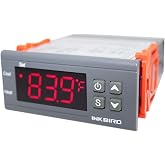 Inkbird All-Purpose Digital Temperature Controller Fahrenheit &amp;Centigrade Thermostat w Sensor 2 Relays (ITC-1000)