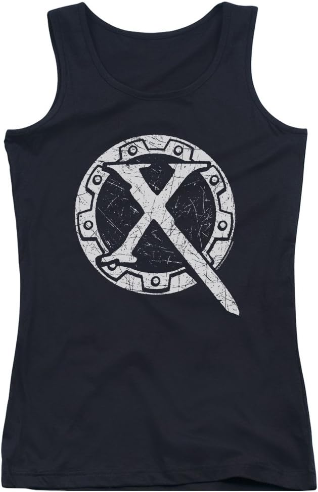 Xena Sigil Juniors Tank Top Shirt (Black, X-Large)