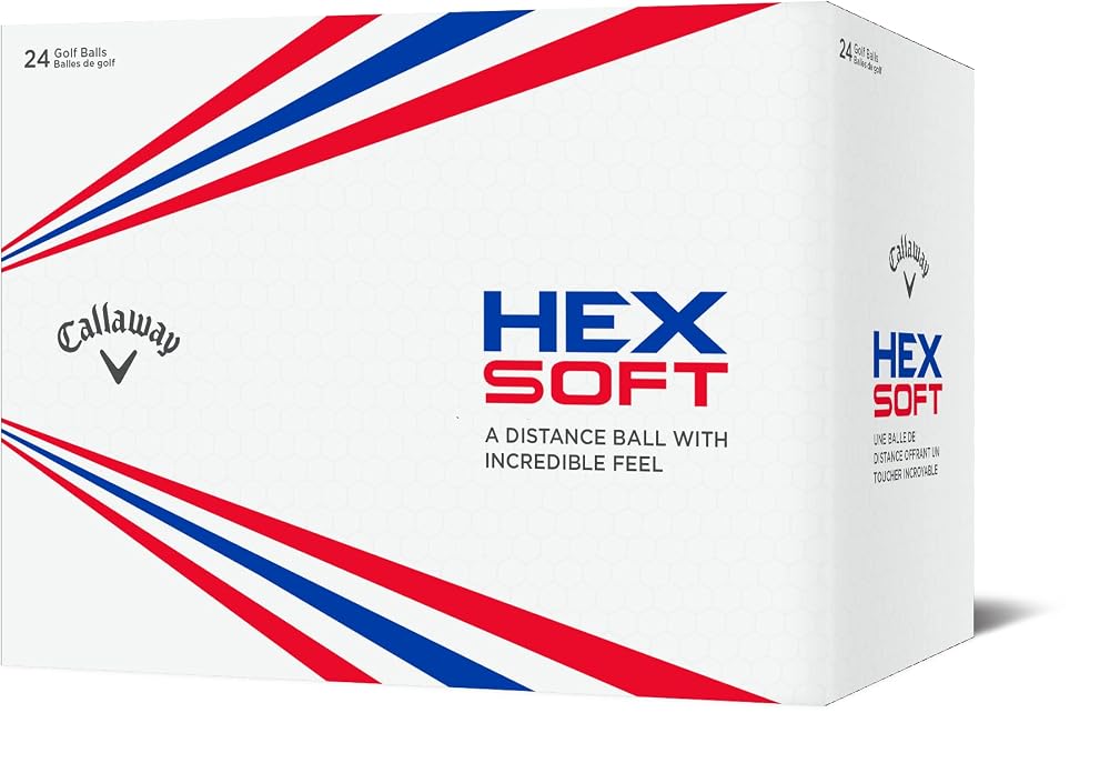 Callaway HEX Soft Golf Balls 2019 White 24 Ball Pack – Distance & Feel