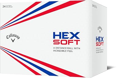 Callaway HEX Soft Golf Balls 2019 White 24 Ball Pack – Distance & Feel