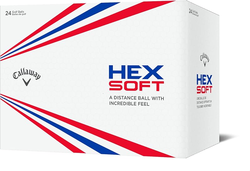 Callaway HEX Soft Golf Balls 2019 White 24 Ball Pack – Distance & Feel