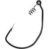 Eagle Claw TK160-3/0 Trokar Magnum Swimbait Hook, Platinum Black, Size 3/0 (Per 3)