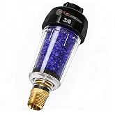 LE LEMATEC Compressed Air Dryer, Inline Desiccant Moisture Filter 3/8"