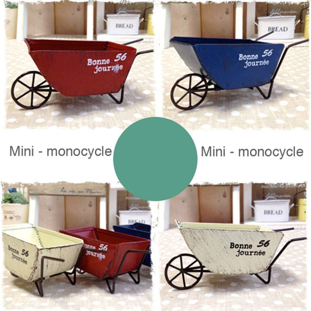 Amazon Cabilock 手押し車プランターポットミニガーデンプランタージューシーポットデスクトップフラワーポットクリエイティブオフィス装飾 手押し車の像カウンタートップガーデンランダムカラー 造花 オンライン通販