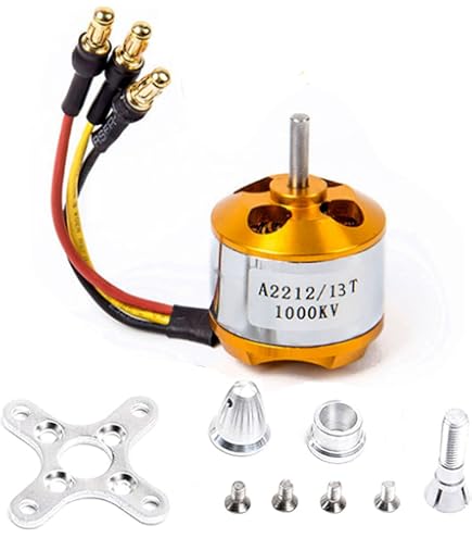 Motore Brushless 2212 920KV Per Multicottero F450 F550 S500 - CW/CCW Rosso