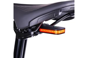 RAVEMEN CL01 Bike Tail Light, 300° Wide-Angle Rear Bicycle Light for Night Riding, Saddle Mount Bike Taillight Safety Accesso