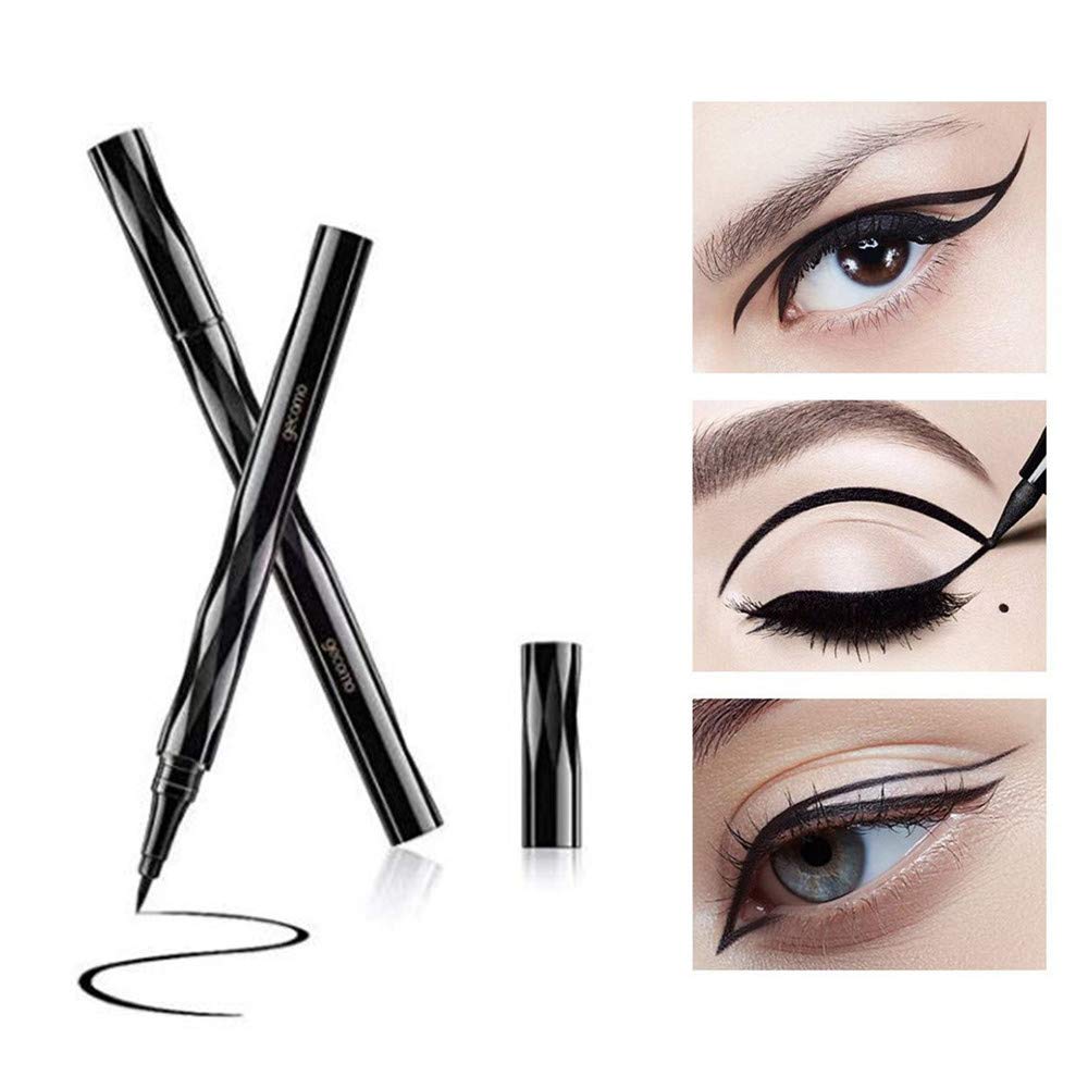 Miss Europe Eyeliner Nr. 01 - Flüssiger Pinsel-Eyeliner In Schwarz, Intensiv & Schnell Trocknend