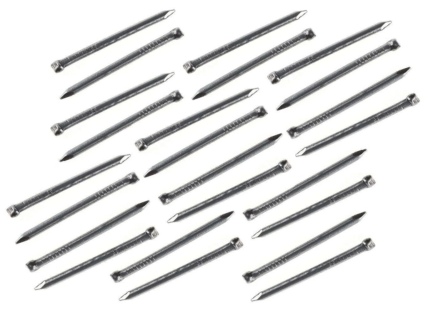 Merriway BH03734 (150 gm) Oval Wire Nail, Bright Zinc Plated 38 mm - Pack of 150g