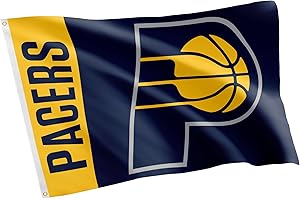 Desert Cactus Indiana Pacers Flag NBA National Basketball Association 100% Polyester Indoor Outdoor 3x5 feet Team Flags (Team Name)